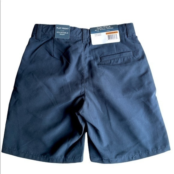 Nautica 410 navy boys school uniform shorts Sz 7 - Picture 5 of 5